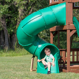 Tobogán tubular en espiral