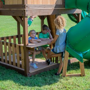 Skyfort-With-Tube-Slide-Bench