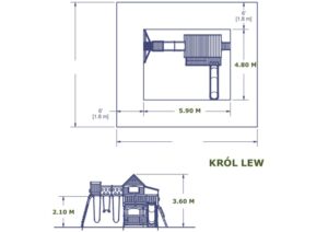 Król łew schemat